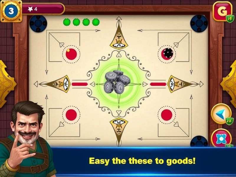 Carrom Conqueror Gameplay Visual Carrom Conqueror Game Screenshot